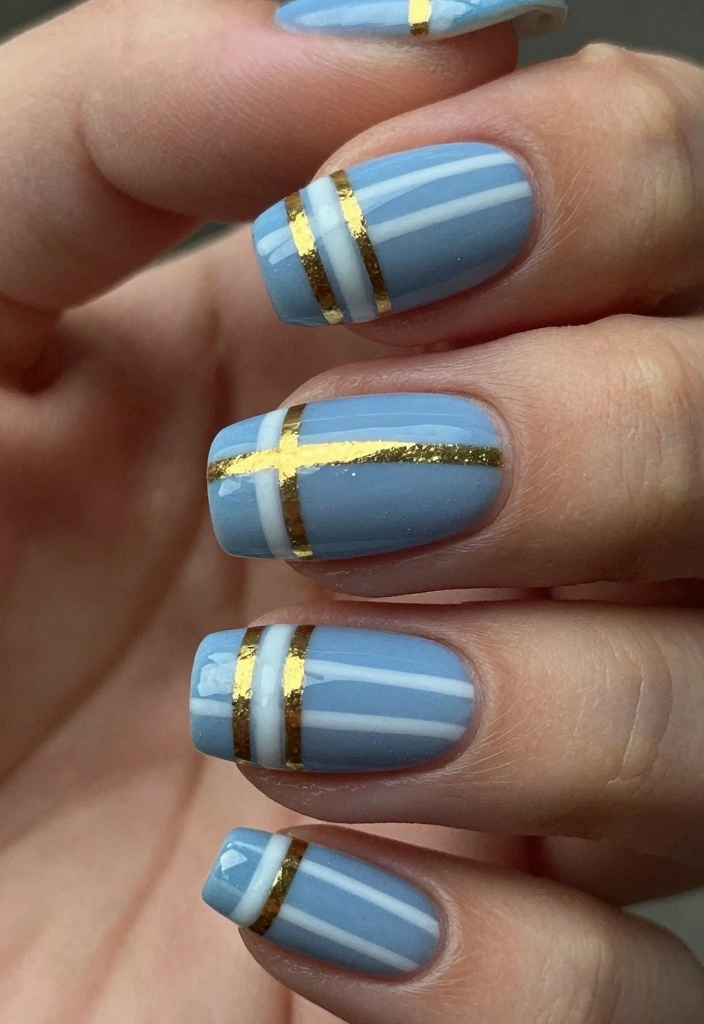 18 Simple Nail Art Ideas for Clean Creative Details - 5. Simple Stripes 1