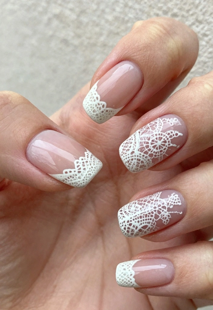 18 White French Nails Ideas Timeless Clean Style - 17. Vintage-inspired French Tips 1