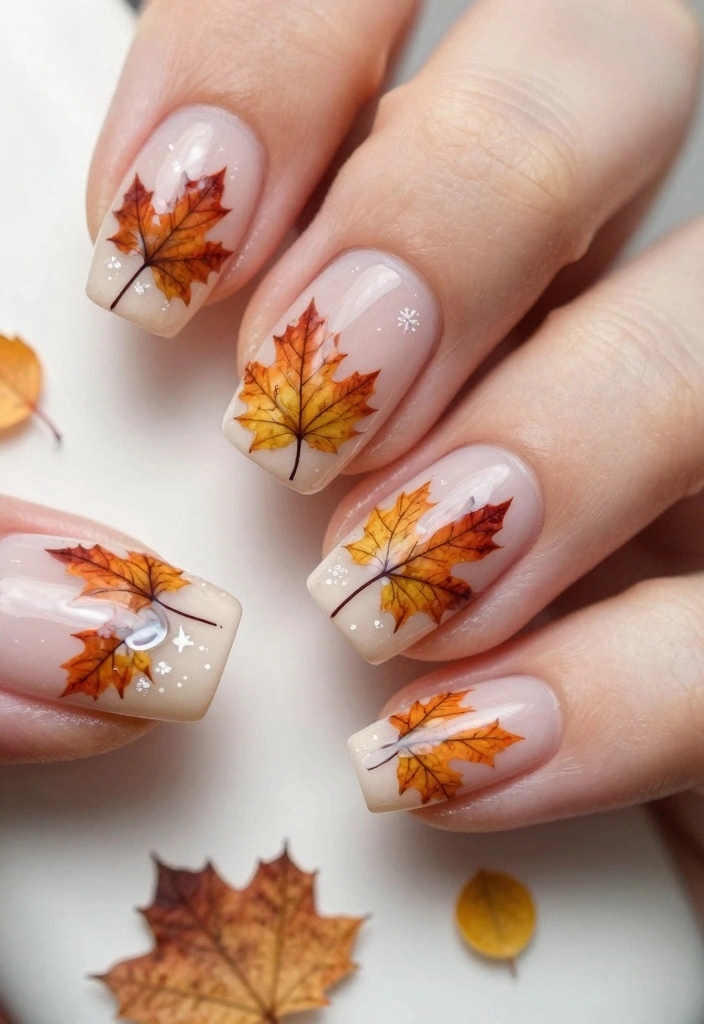 18 White French Nails Ideas Timeless Clean Style - 18. Seasonal French Tips 1