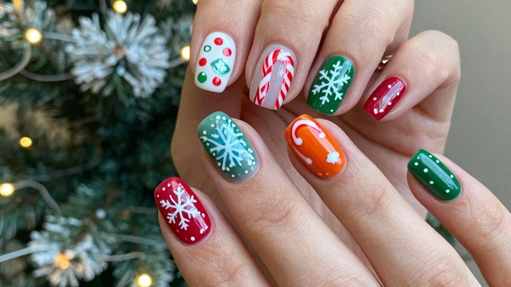 18 Xmas Nails Ideas Festive Cute and Glam