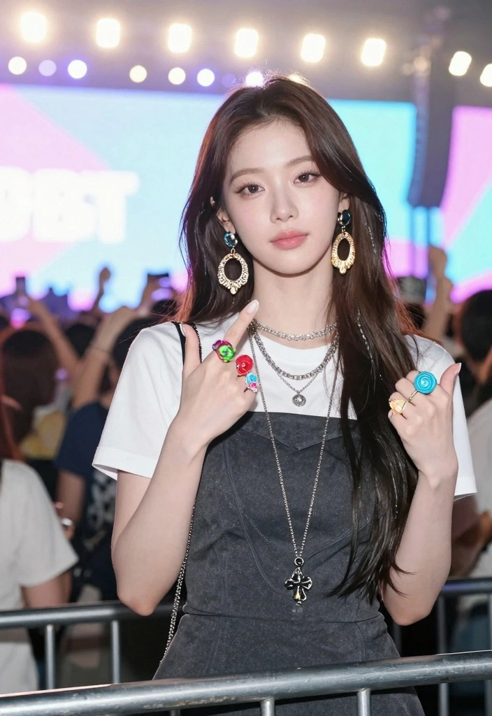 14 BTS Concert Outfit Ideas For Women With Fan Energy - 4. Statement Accessories 1