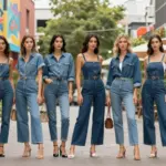 14 Denim Jumpsuit Outfit Ideas for Black Women