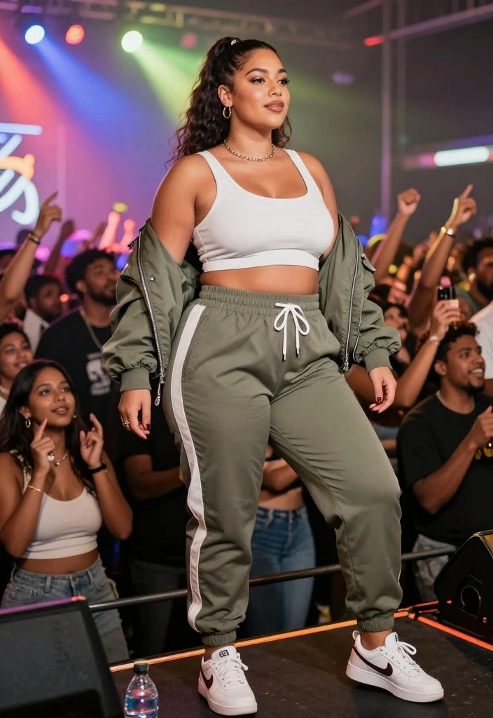 14 Jelly Roll Concert Outfit Ideas For Women - 12. Sporty Chic 1