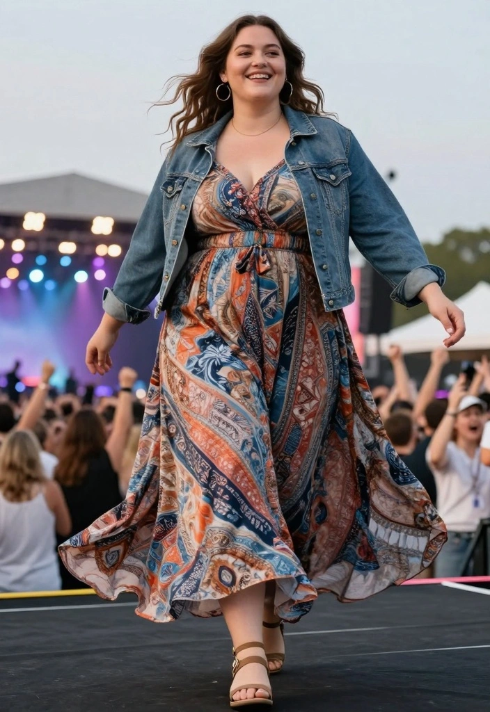 14 Jelly Roll Concert Outfit Ideas For Women - 2. Flowy Maxi Dresses 1