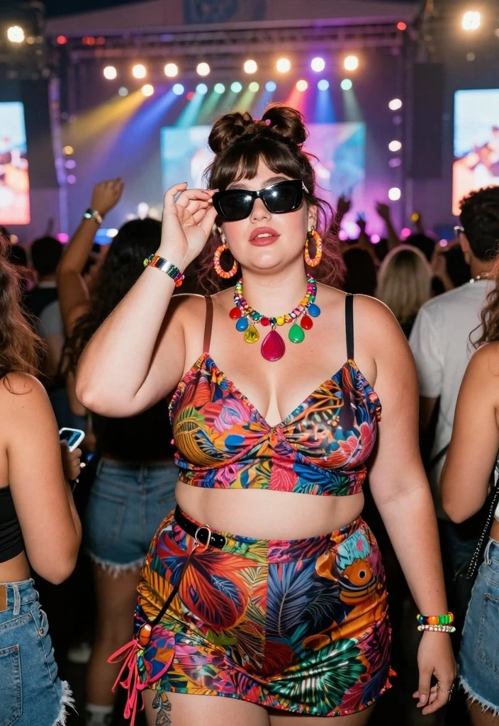 14 Jelly Roll Concert Outfit Ideas For Women - 9. Bold Accessories Are Key 1