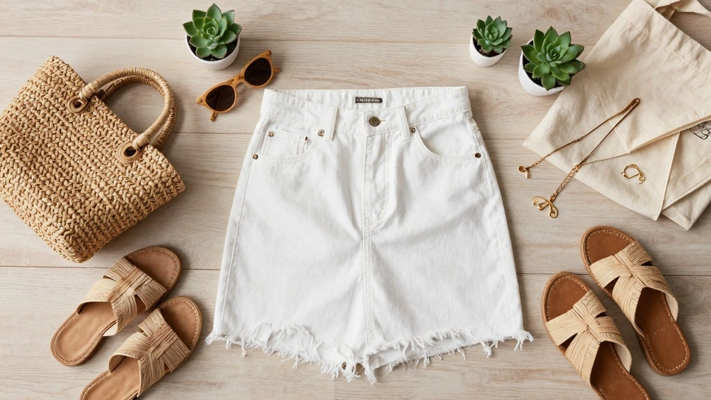 14 White Denim Skirt Outfit Ideas For Women With Clean Style