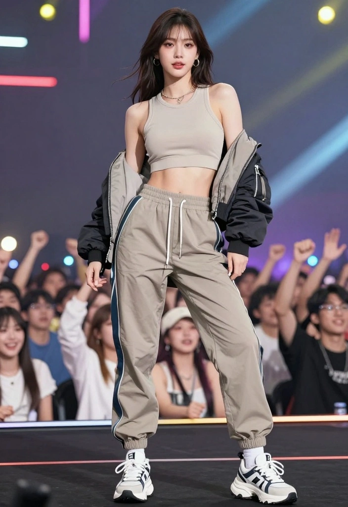 15 Aespa Concert Outfit Ideas For Women With Kpop Style - 2. Sporty Streetwear 1