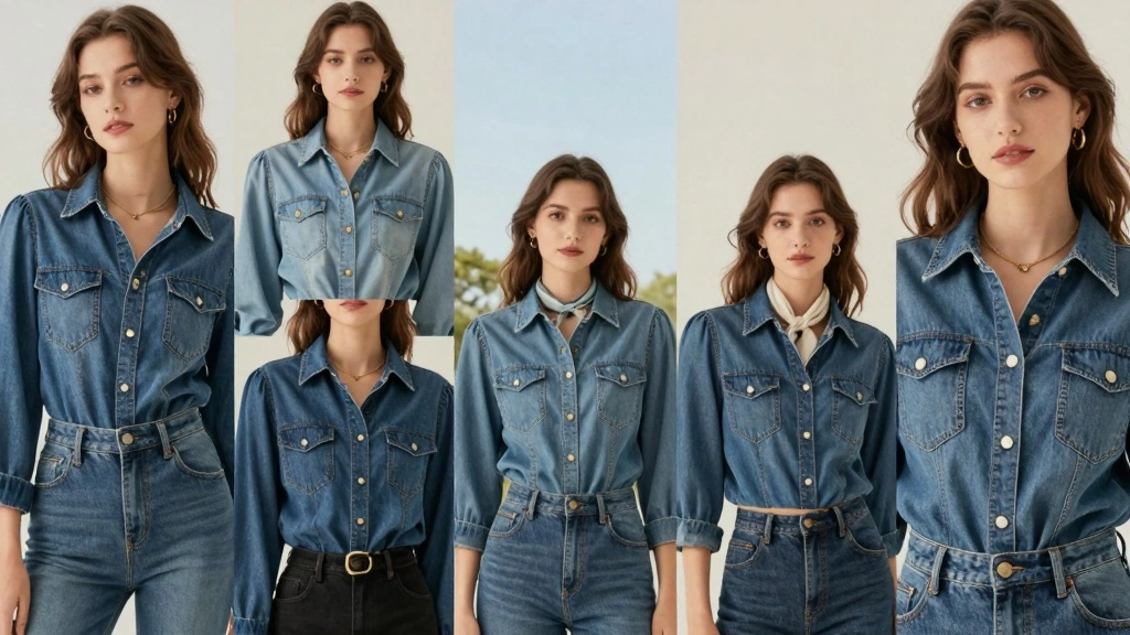 15 Denim Blouse Outfit Ideas For Women With Soft Style