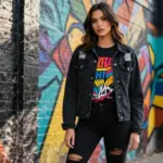 16 Black Denim Jacket Outfit Ideas For Women With Edge