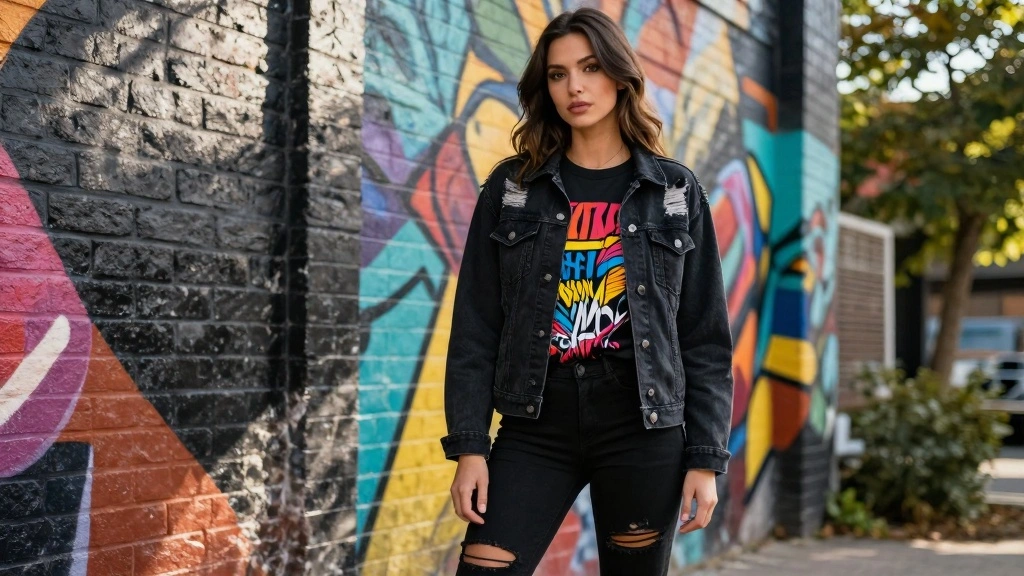 16 Black Denim Jacket Outfit Ideas For Women With Edge