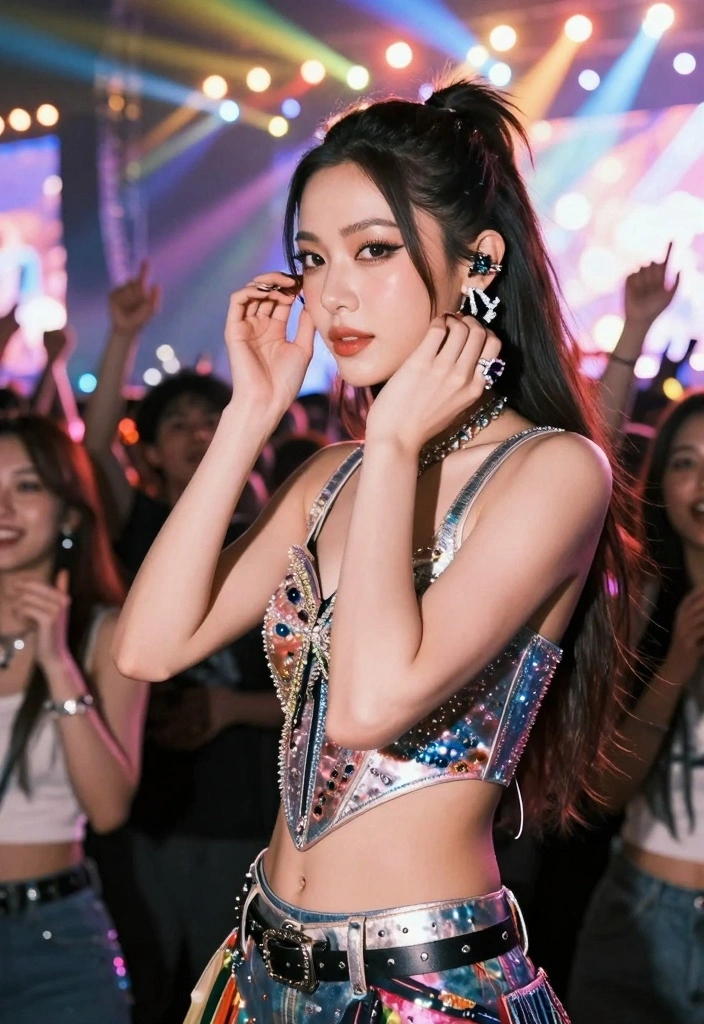 16 Kesha Concert Outfit Ideas For Women With Bold Looks - 16. Final Touches 1