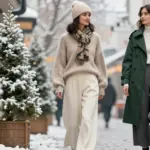 16 Winter Wide Leg Pants Outfit Ideas For Women