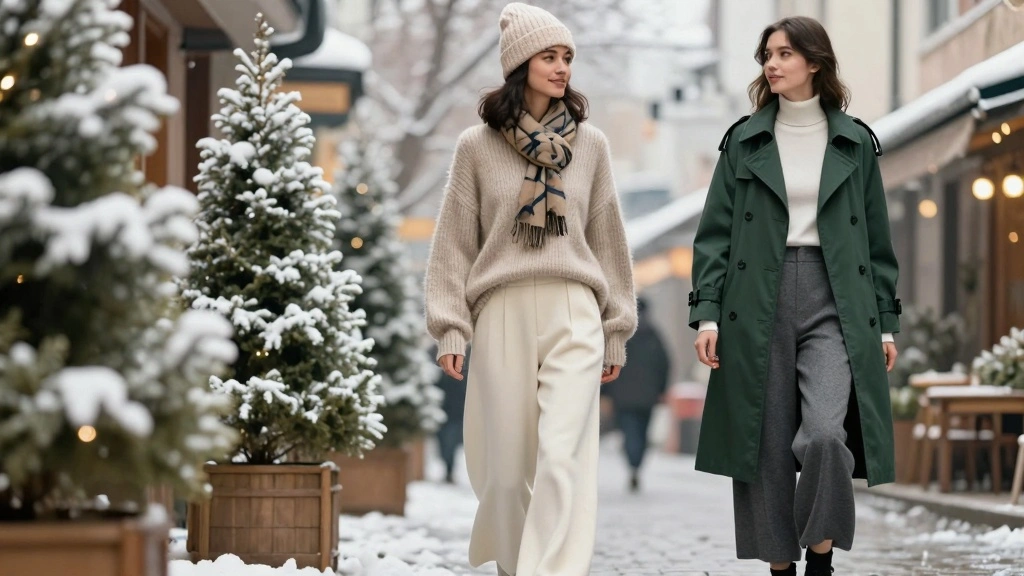 16 Winter Wide Leg Pants Outfit Ideas For Women