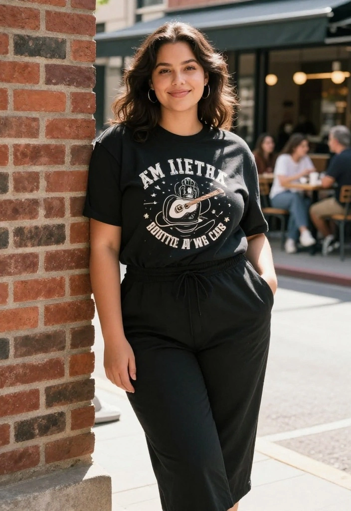 12 Black Skort Outfit Ideas for Women That Feel Less Sporty - 2. Casual Tee and Sneakers Combo 1
