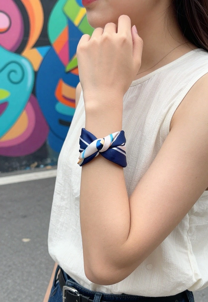 12 Mini Scarf Outfit Ideas for Women That Don't Look Flight Attendant - 5. The Chic Wrap 1