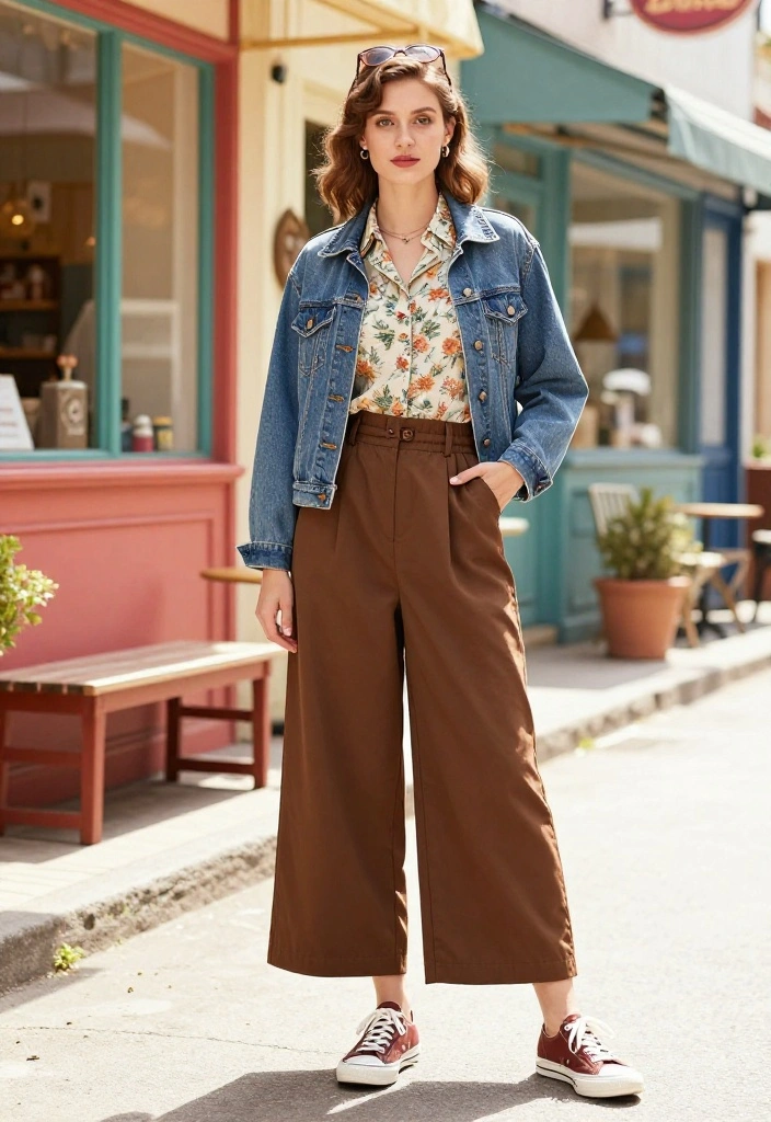 12 Parachute Pants Outfit Ideas for Women That Don't Look Like PJs - 12. Vintage Inspired 1