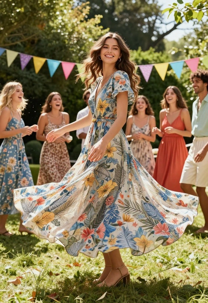 12 Simple Birthday Outfit Ideas for Women That Photograph Well - 5. Breezy Maxi Dress 1