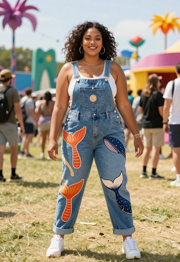 12 Whale Tail Outfit Ideas for Women That Make the Y2K Trend Wearable Today - 9. Playful Overalls with a Twist 1