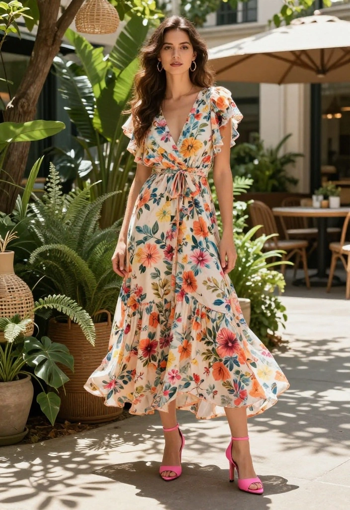 14 Pink Heels Outfit Suggestions for Women That Pair With Anything - 2. Effortlessly Bohemian 1