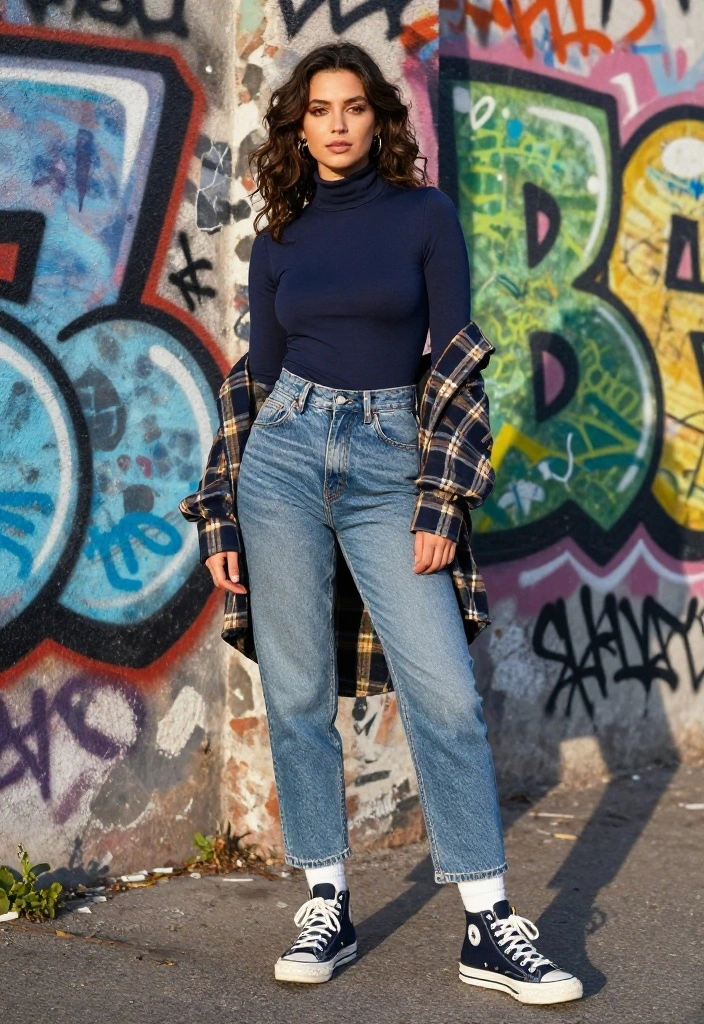 14 White Socks Outfit Ideas for Women That Look Styled Not Accidental - 3. Layered Street Style 1