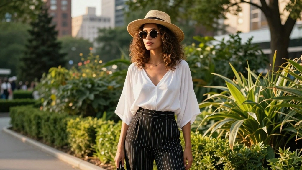 15 Black Striped Pants Outfit Ideas That Don't Look Office-Only