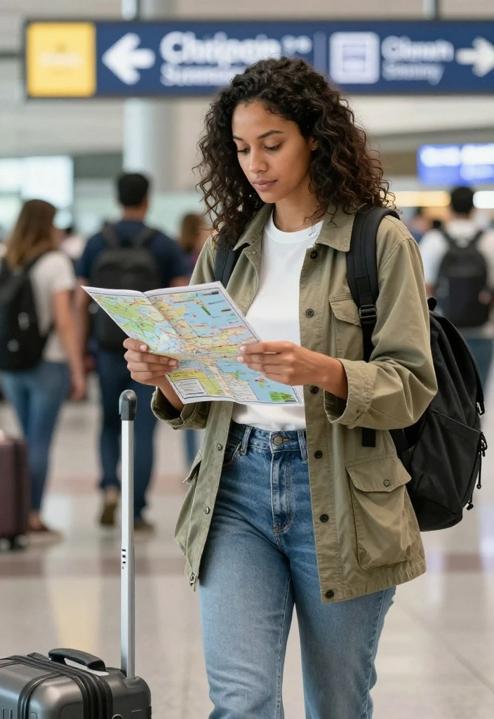 18 White T Shirt Outfit Ideas for Women That Go Beyond Basic - 13. Travel Ready with Utility Jacket 1