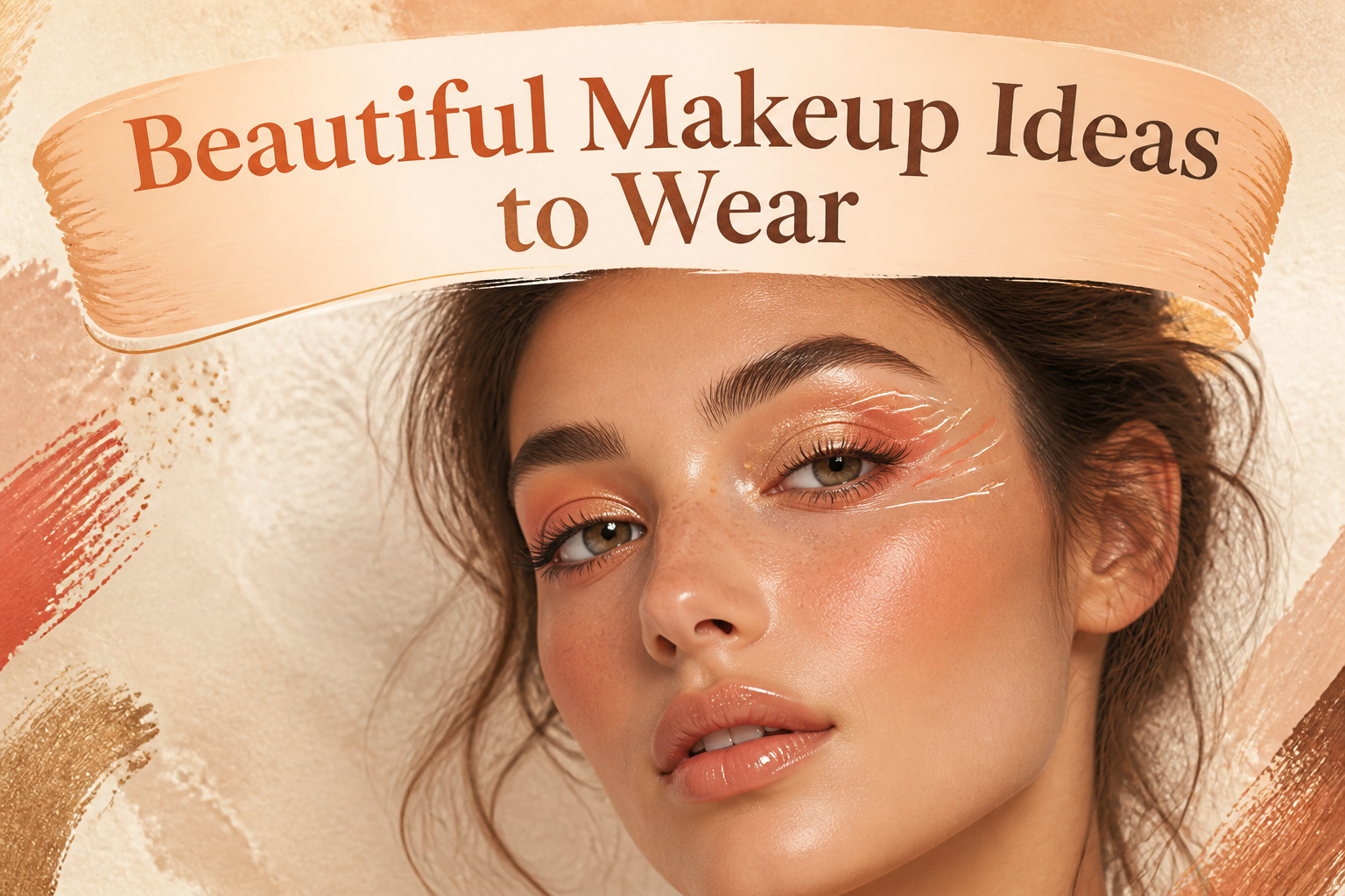 Various makeup styles displayed on models with diverse looks and colors.